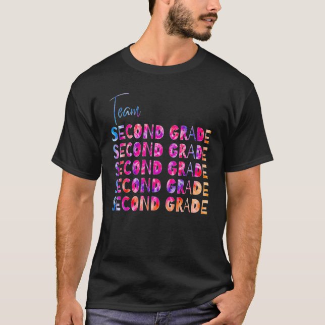 Camiseta Cute Second Grade Teachers Back to School Team Sec (Anverso)