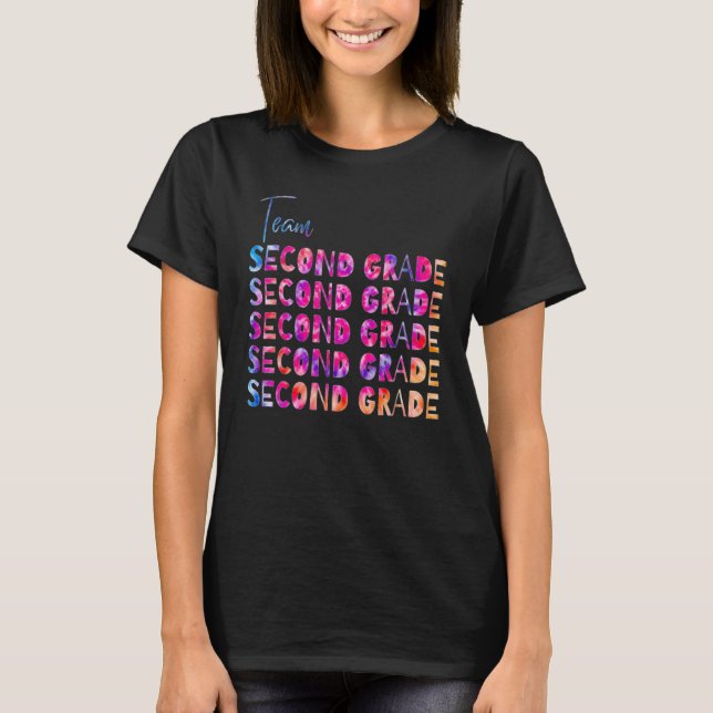 Camiseta Cute Second Grade Teachers Back to School Team Sec (Anverso)