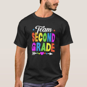 Camiseta Cute Second Grade Team Teacher Student Kids Back T
