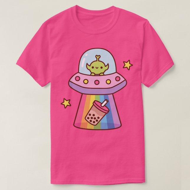 Camiseta Cute secuestró burbuja de té divertido (Diseño del anverso)