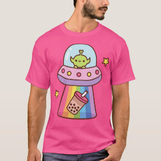 Camiseta Cute secuestró burbuja de té divertido