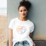 Camiseta Cute Self Love Club Heart Retro<br><div class="desc">Camiseta Cute Self Love Club Heart Retro</div>
