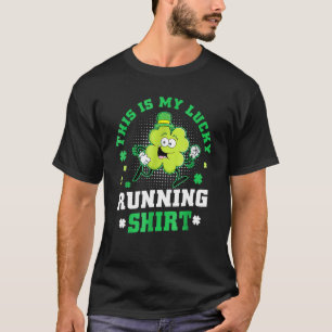 Camiseta Cute Shamrock Running St Patricks Day Lucky Runnin
