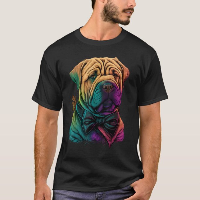 Camiseta Cute Shar Pei Dog on Shar Pei  1 (Anverso)