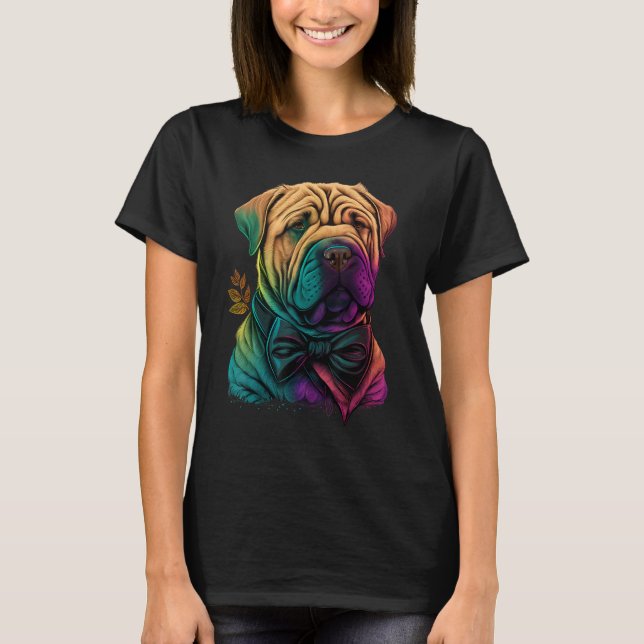 Camiseta Cute Shar Pei Dog on Shar Pei  1 (Anverso)