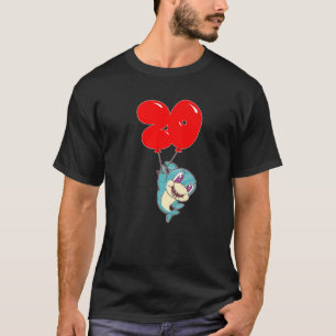 Camiseta Cute Shark Child - 20Th Birthday - Kids Balloon Pa