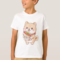 Cute Shiba Inu con Taiwan Sausage Wrap | Kawaii N