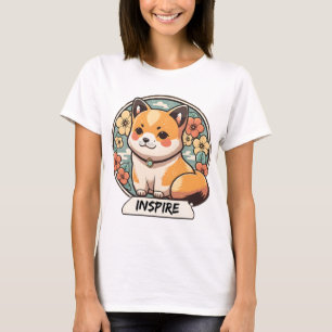 Camiseta Cute Shiba Inu Pup
