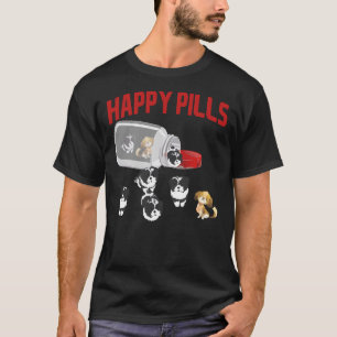 Camiseta Cute Shih Tzu Happy Pills Puppy Propietario Produc