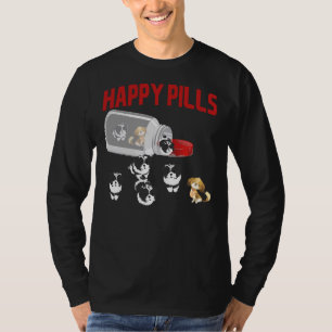 Camiseta Cute Shih Tzu Happy Pills Puppy Propietario Produc