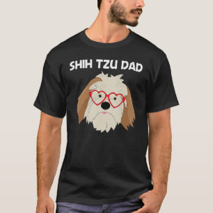 Camiseta Cute Shih Tzu Para Papá Padre Toy Doggie Raza