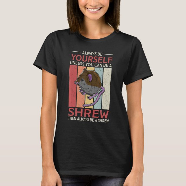 Camiseta Cute Shrew Mouse Biólogo Moles 16 (Anverso)