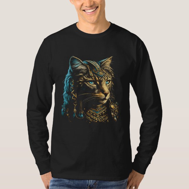Camiseta Cute Siberian Cat  Egyptian Pharaoh Siberian Cat O (Anverso)