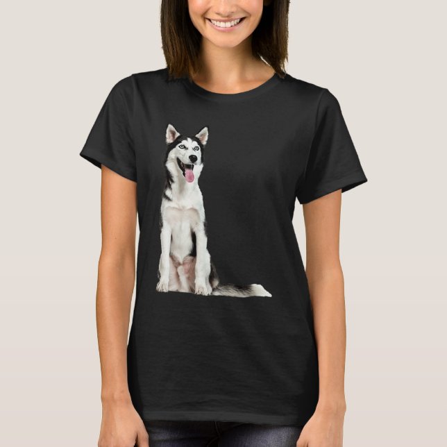 Camiseta Cute Siberian Husky (Anverso)