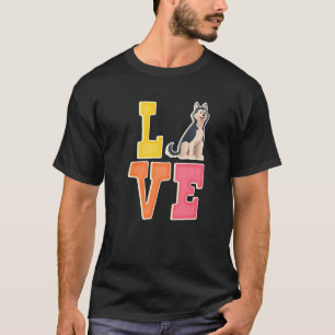Camiseta Cute Siberian Husky Dog Love Valentine Puppy Lover