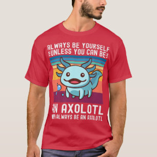 Camiseta Cute Siempre Ser AolotlNiños Chica Azul Aolotl 