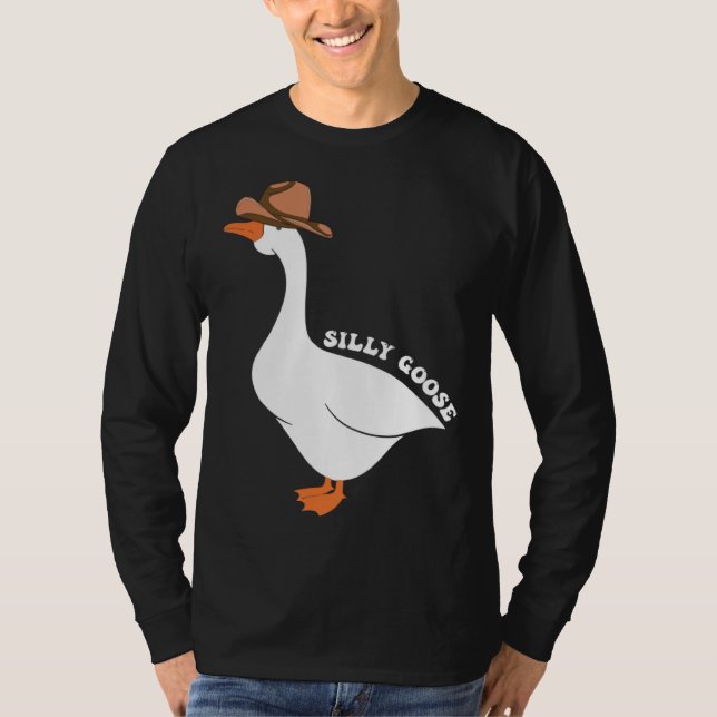 Camiseta Cute Silly Goose Ugly Xmas  Goose Trendy Clothing (Anverso)