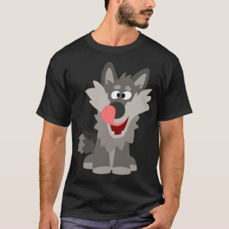 Camiseta Cute Silly Personalizado Wolf