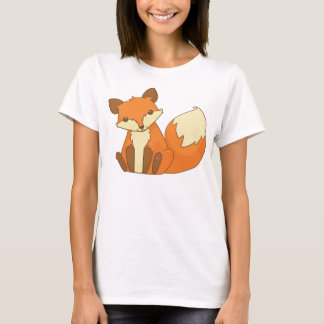 Camiseta Cute Sitting Fox