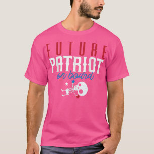 Camiseta Cute Skeleton Future Patriot 