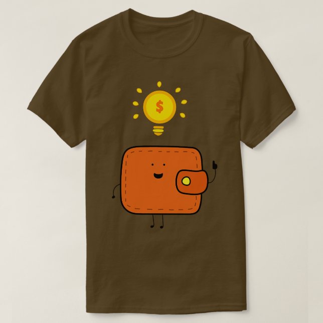 Camiseta Cute Skin Wallet Money  (Diseño del anverso)