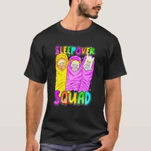 Camiseta Cute Sleepover Squad Chicas Duermen Fiesta Perezos
