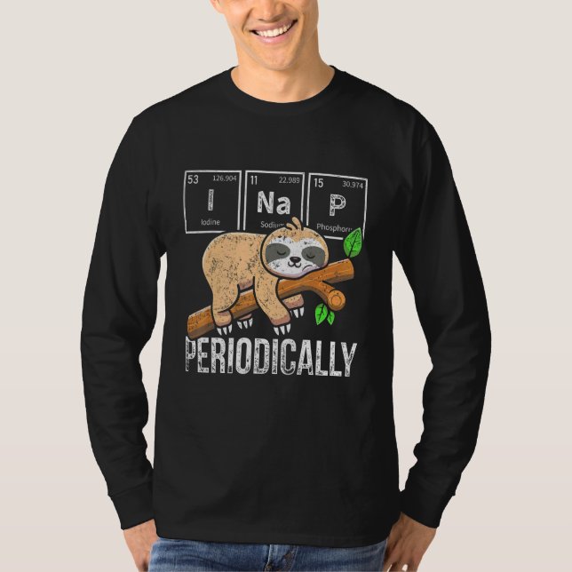Camiseta Cute Slote Animal Peridic Table Science Chemist C (Anverso)