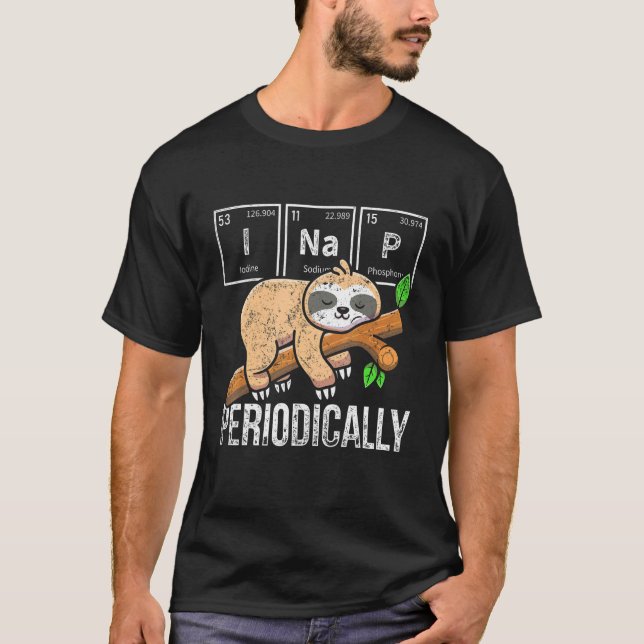 Camiseta Cute Slote Animal Peridic Table Science Chemist C (Anverso)