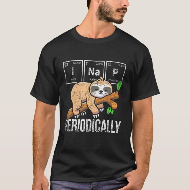 Camiseta Cute Slote Animal Peridic Table Science Chemist C (Anverso)