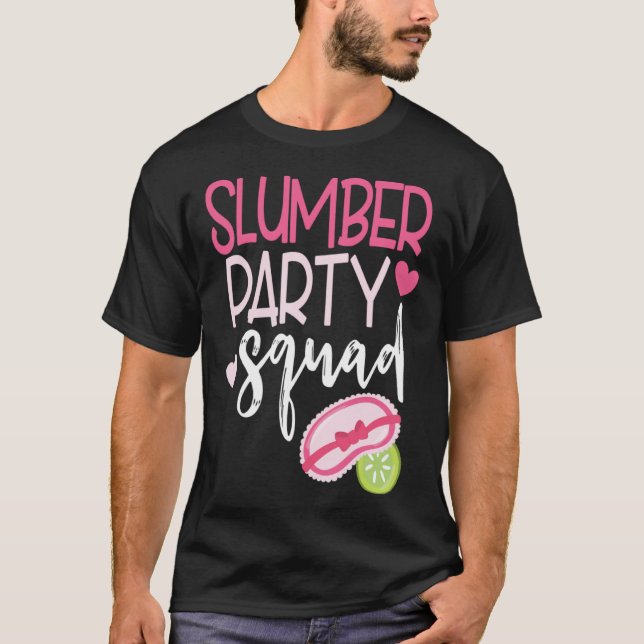 Camiseta Cute Slumber Party Sleepover Squad Matching  for G (Anverso)