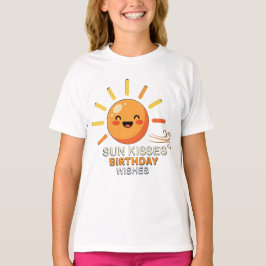 Camiseta Cute Smiling Sun Birthday Wishes Toddler