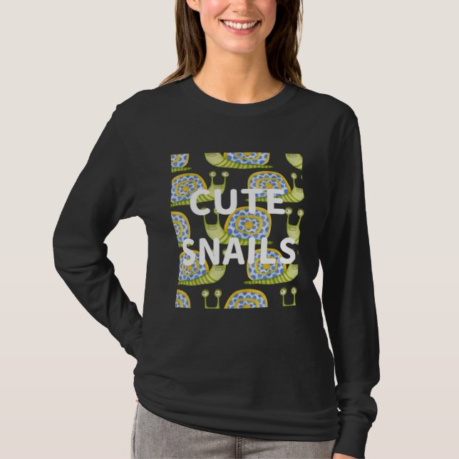 Camiseta Cute snails Nr 1 (Anverso)