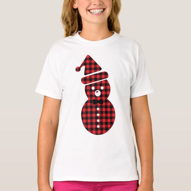 Camiseta Cute Snowman (Anverso)