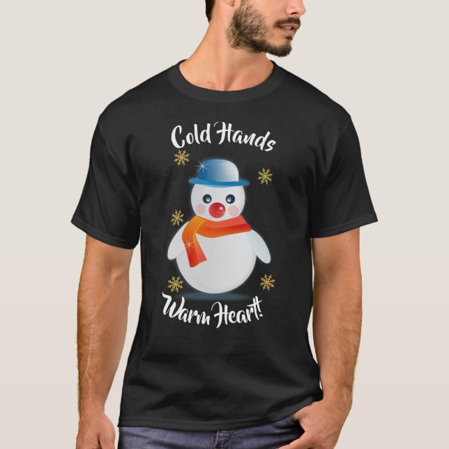 Camiseta Cute Snowman (Anverso)