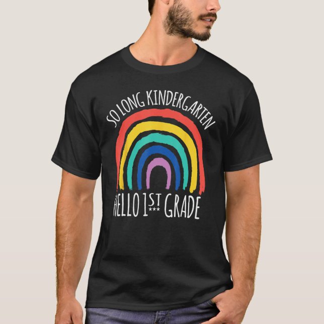 Camiseta Cute SO LONG KINDERGARTEN HELLO SUMMER Teacher Stu (Anverso)