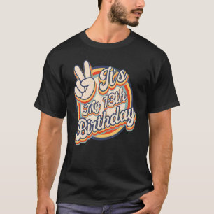 Camiseta Cute, son mis 13 años retro vintage 13 años