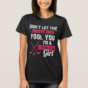 Camiseta Cute, soy Chica de hockey para Chicas de hockey so