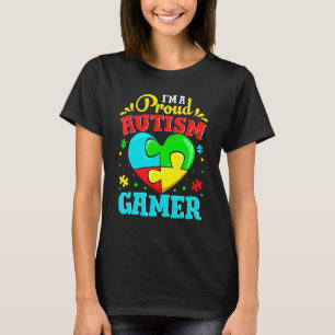 Camiseta Cute, soy un orgulloso autista que juega a los niñ