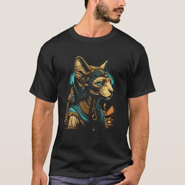Camiseta Cute Sphynx Cat  Egyptian Pharaoh Sphynx Cat Owner (Anverso)