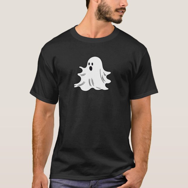 Camiseta Cute Spooky Halloween Ghost Trick Or Treat Happy P (Anverso)