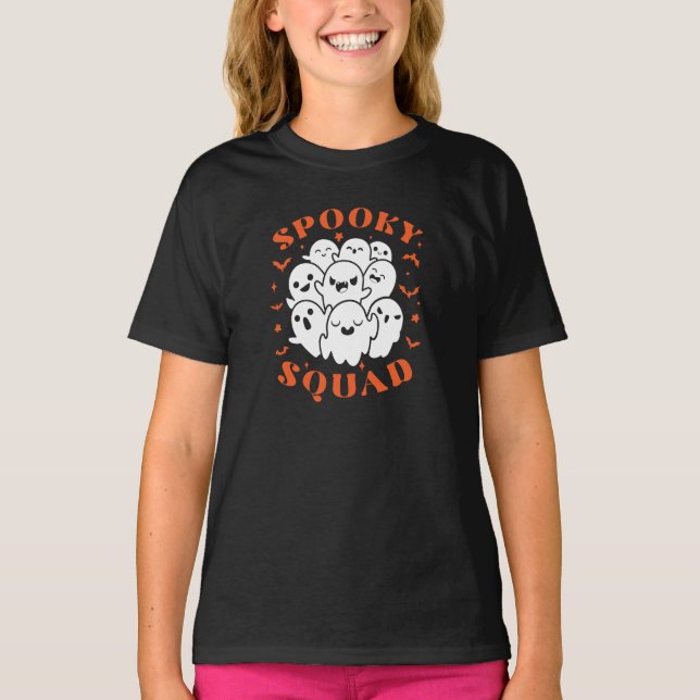 Camiseta Cute Spooky Squad Halloween (Anverso)