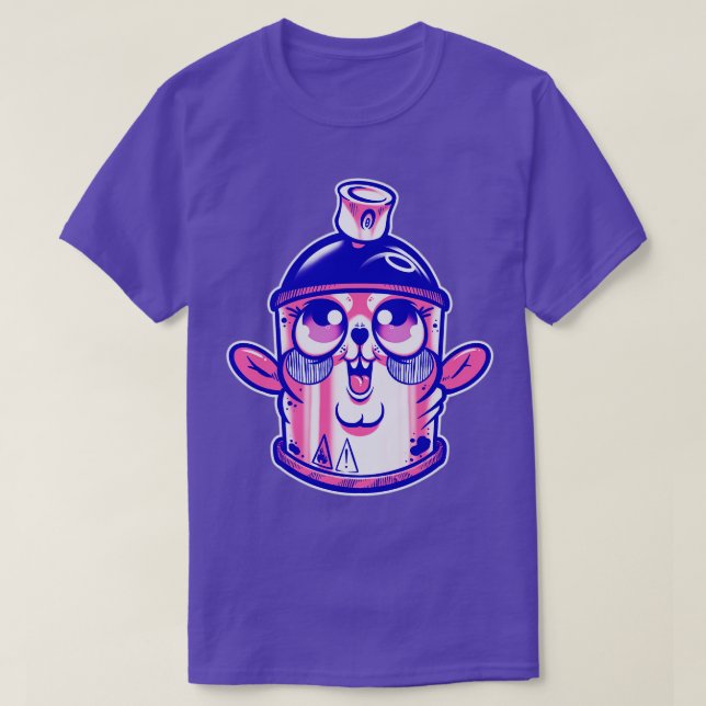 Camiseta Cute Spraycan (Diseño del anverso)