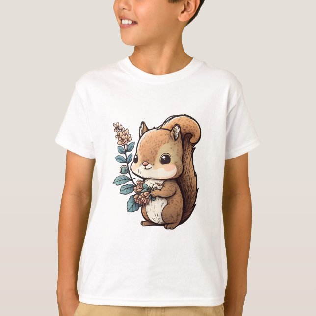 Camiseta Cute Squirrel (Anverso)