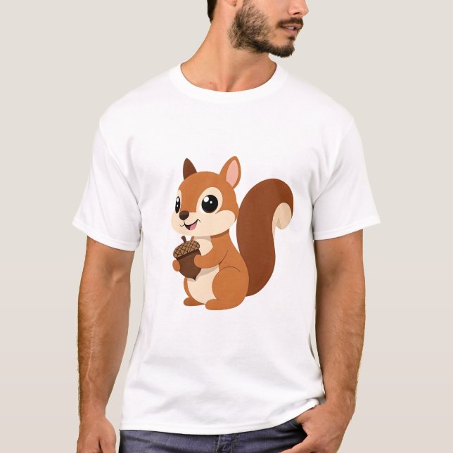Camiseta Cute Squirrel (Anverso)