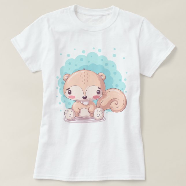 Camiseta Cute Squirrel (Diseño del anverso)