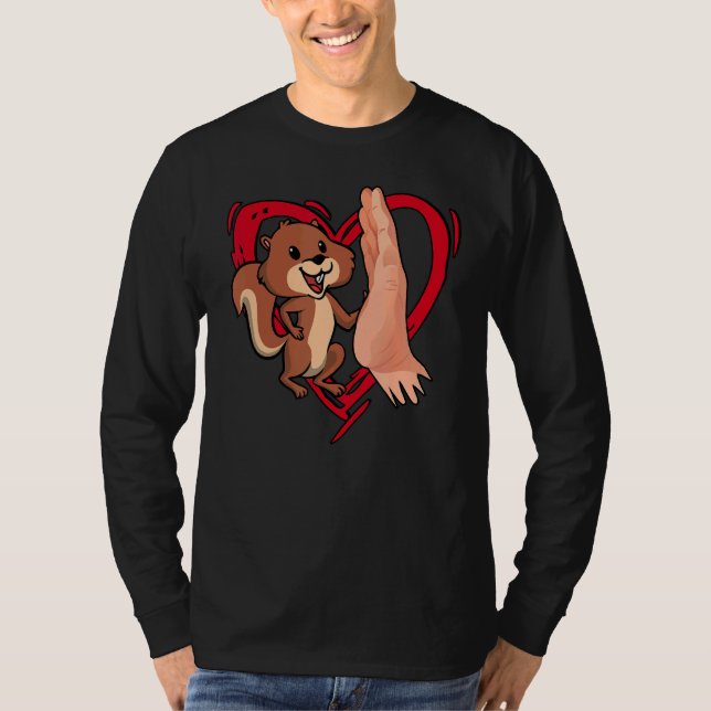 Camiseta Cute Squirrel Love Squirrel Mom Squirrel Whisperer (Anverso)