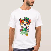 Cute St. Patrick's Day Dog Tee