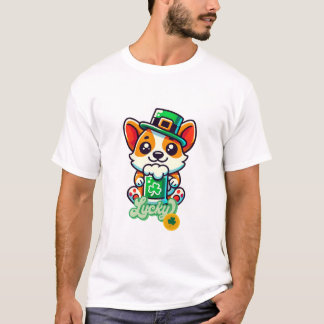 Camiseta Cute St. Patrick's Day Dog Tee