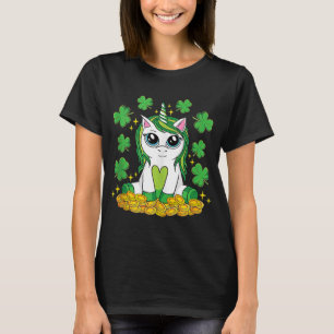 Camiseta Cute St Patrick's Day Irish Unicorn Lepr