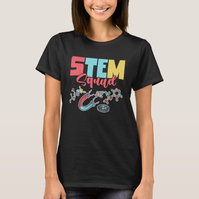 Camiseta Cute STEM Matemáticas de Ciencia T (Anverso)